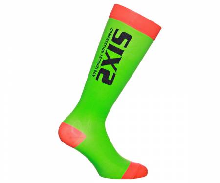 C0RECO SIX2 Recovery socks GREEN/RED